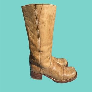 True Vintage 70s Banana Frye Campus Boots
